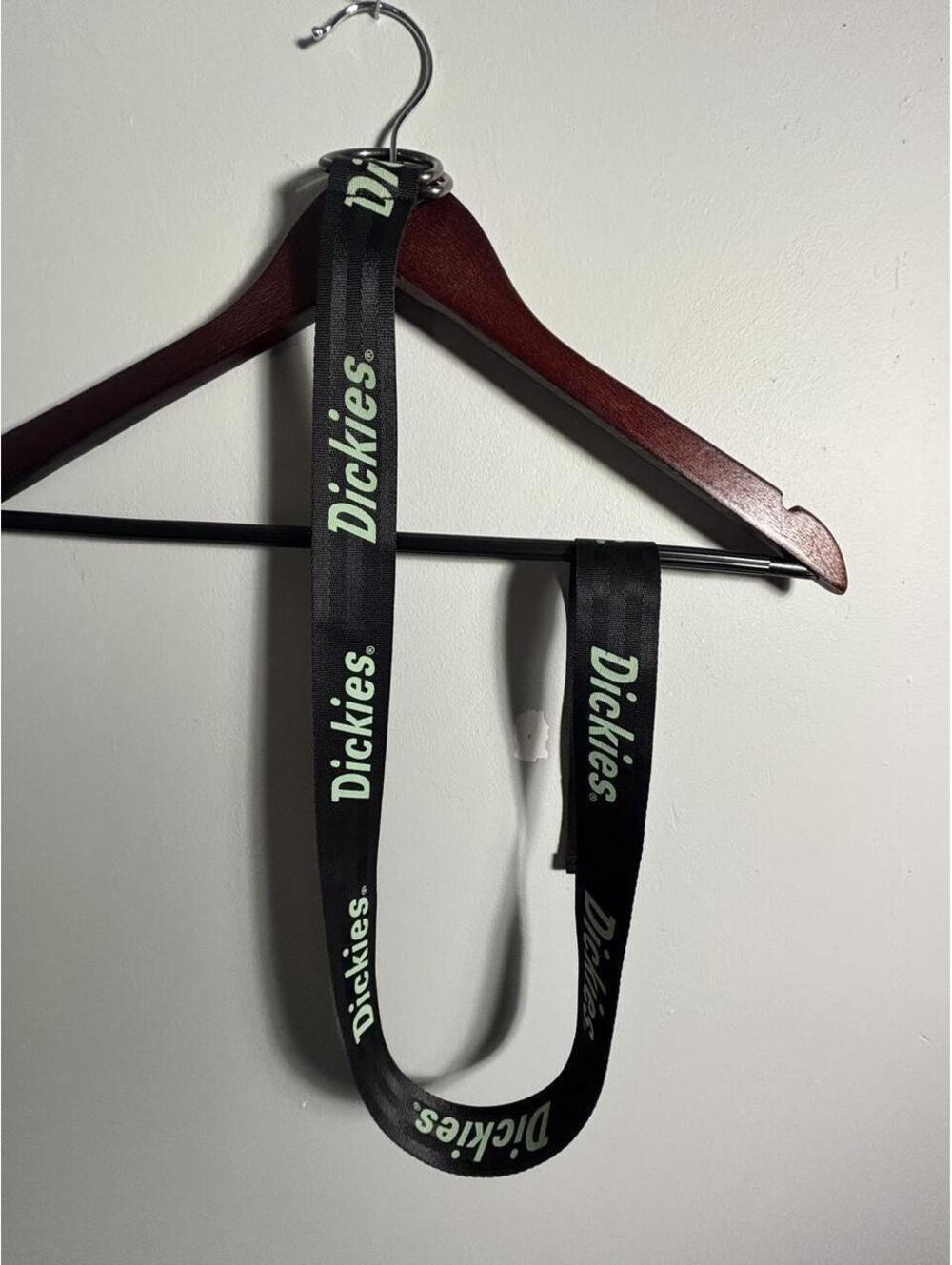 Dickies Men's Black and Grey Belt